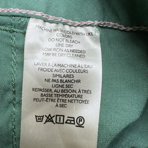 Maeve By Anthropologie The Colette Wide Leg Pants Size 33P - Picture 7 of 8